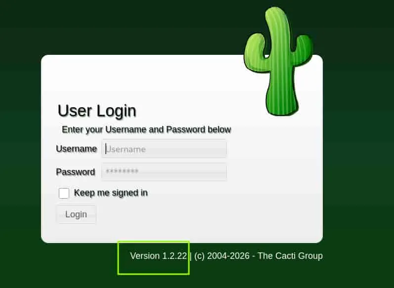 cacti-version